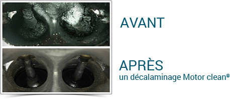 avant/après décalaminage